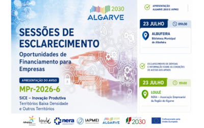 ALGARVE 2030 promove sessões de esclarecimento sobre oportunidades de financiamento para empresas