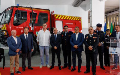 Bombeiros Voluntários de Lagoa reforçam meios com nova viatura financiada de combate a fogos rurais financiada pelo Programa Regional ALGARVE 2030